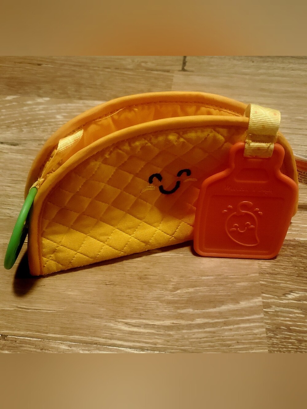 Melissa & Doug Yellow Quilted Baby Teething  Pouch